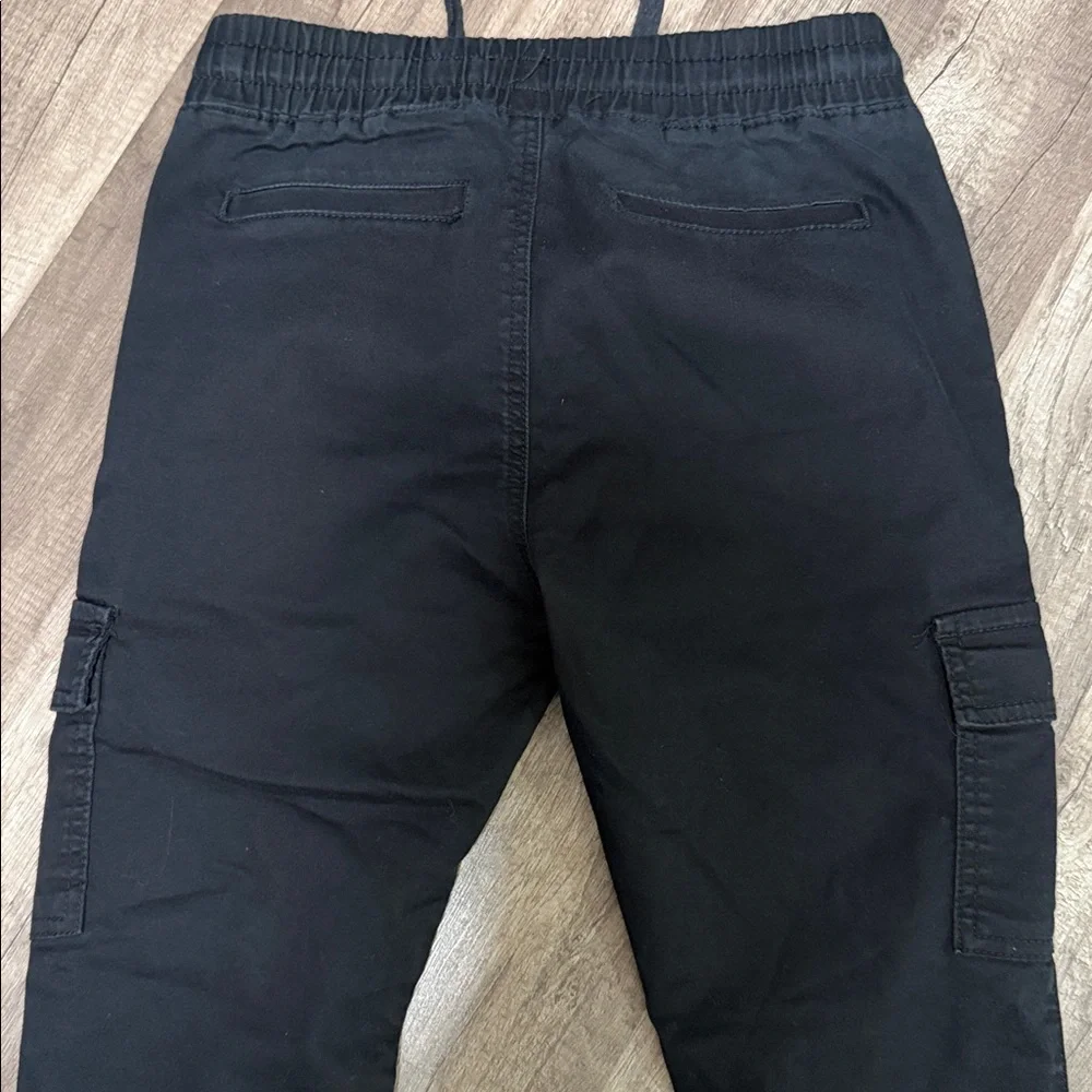 V.I.P. Black Jogger Cargo Pants,‎ Size 27